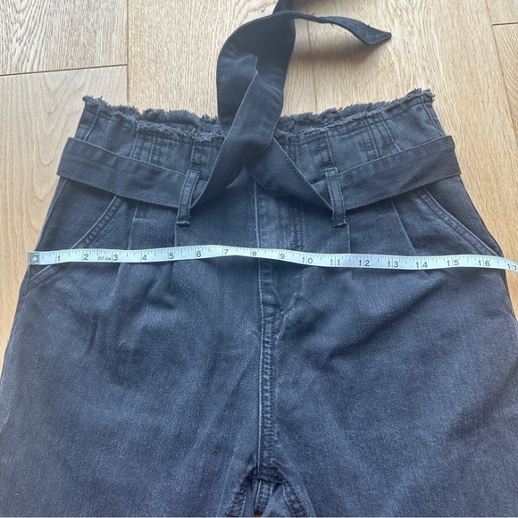 DANCE & MARVEL WASHED BLACK PAPERBAG JEANS - S - Picture 10 of 13